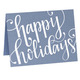 Happy Holidays Folded Shimmer Holiday Cards Image 5 of 10